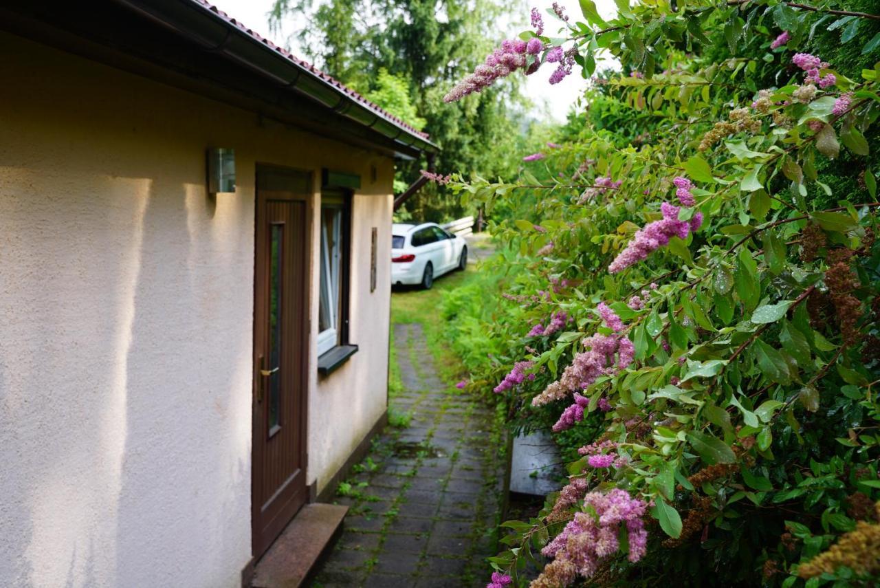 Ruhiges Ferienhaus Am Waldrand Mit Sauna Und Kamin - Hellaberg II Langenbach  Екстериор снимка